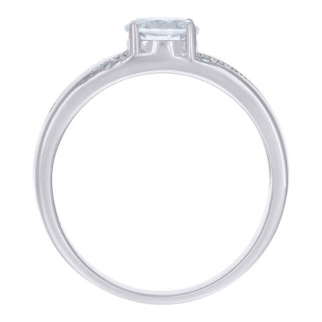 925 Micro-Pave Trio Ring