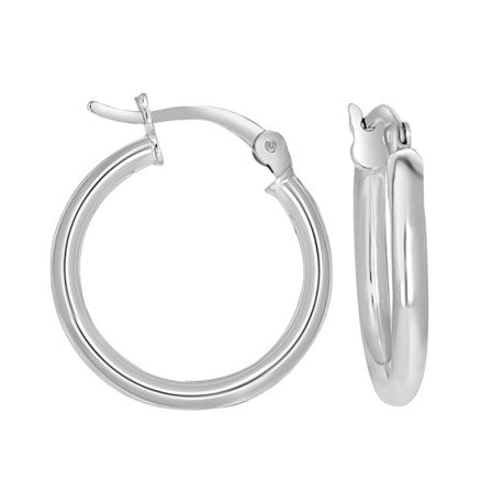 925-Silver 2.5mm Hoop Earrings