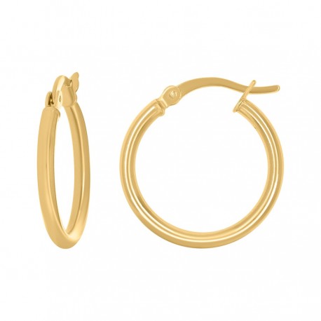 925-Silver 2mm-20Hoop Earrings