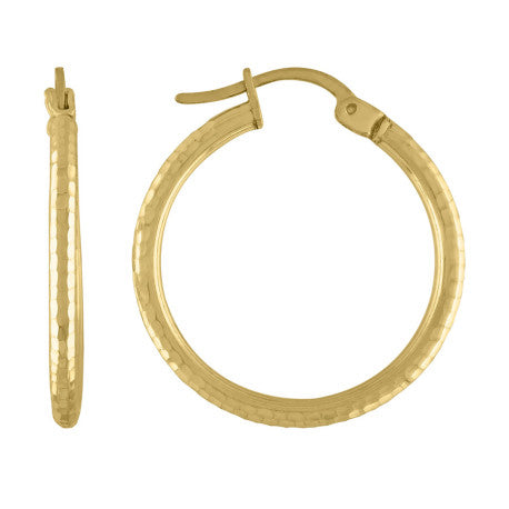 925-Silver 2mm-25/Y Hoop Earrings
