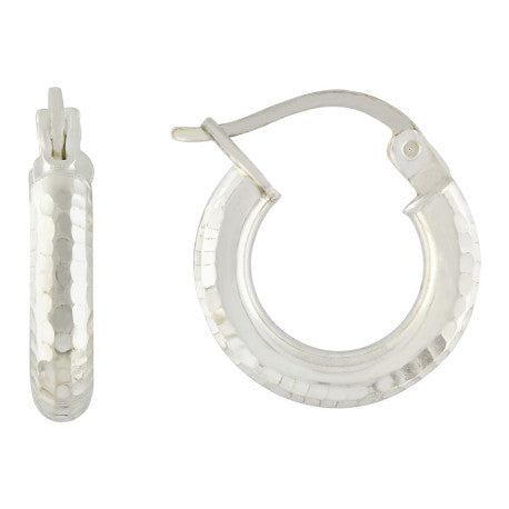 925-Silver 3mm-15/S Hoop Earrings