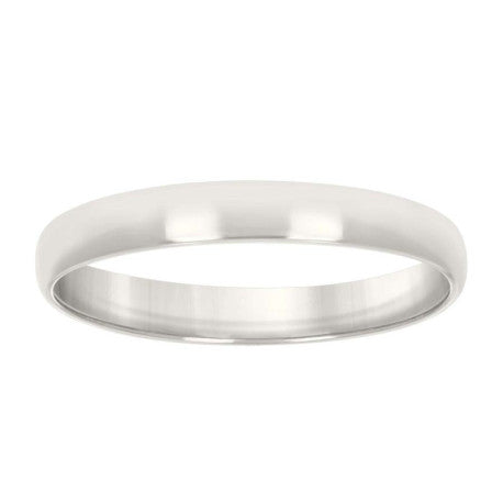 925 Silver Comfort Fit Band 4mm S5-S14 Silver Plat