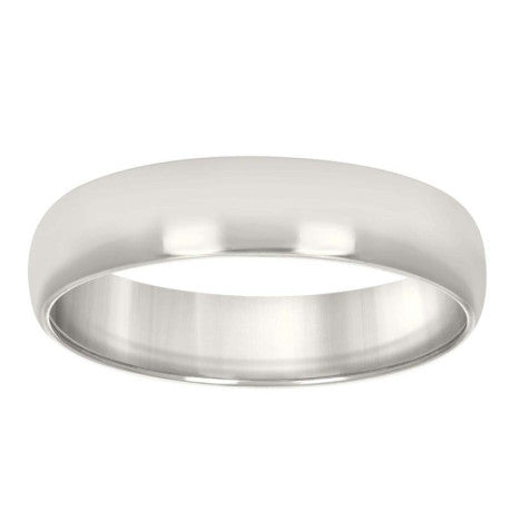 925 Silver Comfort Fit Band 6mm S5-S14 Silver Plat