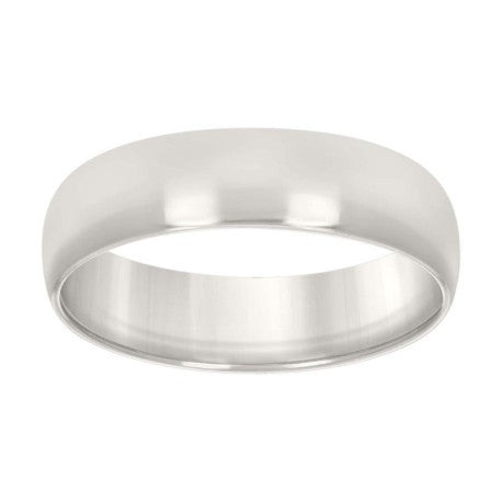925 Silver Comfort Fit Band 7mm S5-S14 Silver Plat