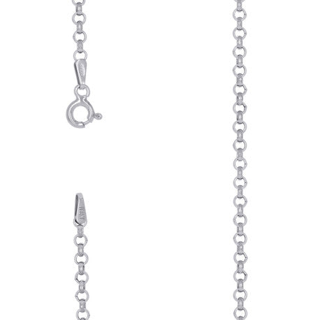 925 Silver Fancy Chain Rhodium Plated