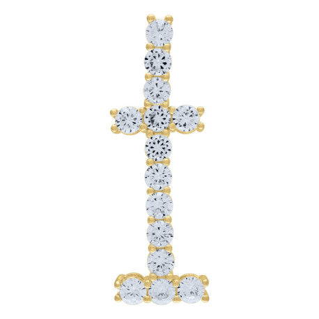925-Silver Initial "I" Pendant