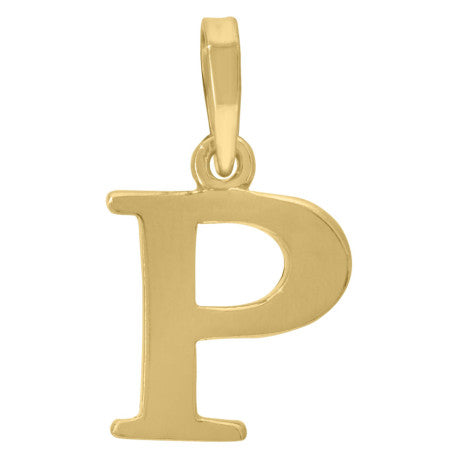925-Silver Initial "P" Pendant