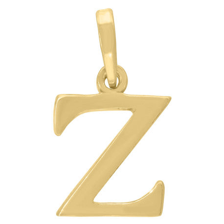 925-Silver Initial "Z" Pendant