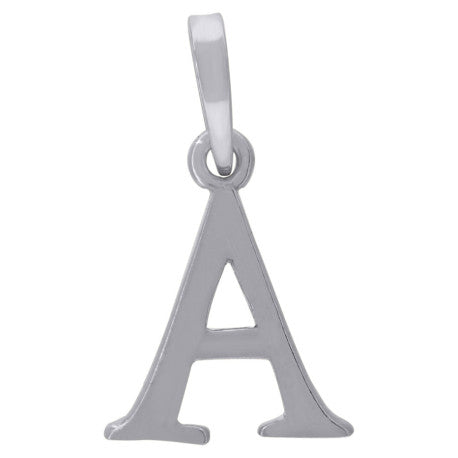 925-Silver Intial "A" Pendant