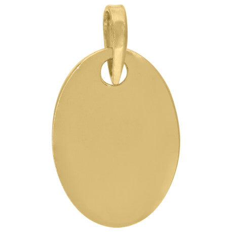925-Silver Oval Pendant