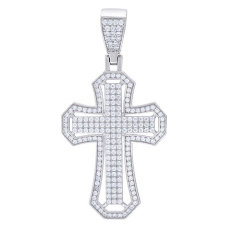 925 Sterling Silver 1.20Ctw Moissanite Pendant