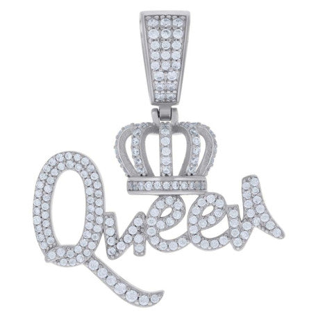 925 Silver Pendant With Moissanite Stones Ctw 1.40