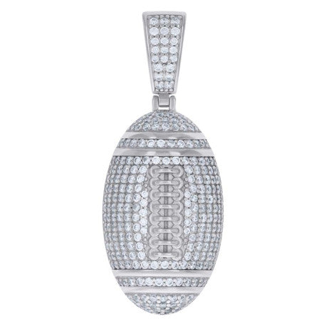 925 Sterling Silver Pendant 1.38Ctw Moissanite