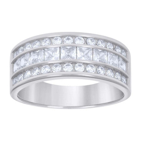 925 Silver Ring With Moissanite S6-S12 Ctw 1.52