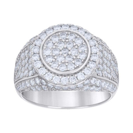 925 Sterling Silver Ring 2.67Ctw Moissanite S7-S11