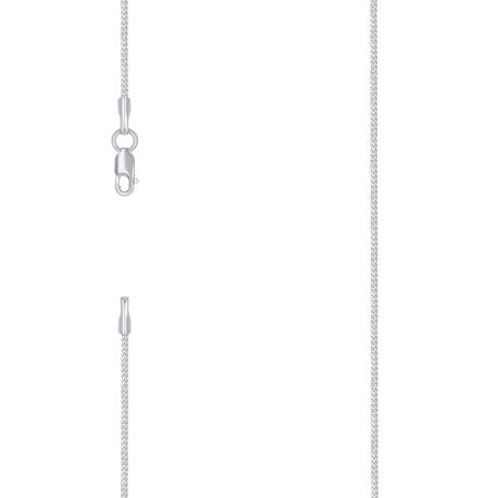 925 Silver Solid Franco Chain Silver 030 0.5mm