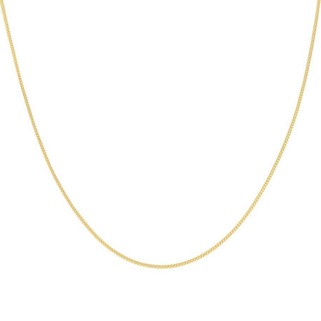 925 Silver Solid Franco Chain Yellow 030 0.5mm