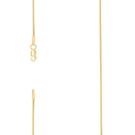 925 Silver Solid Franco Chain Yellow 030 0.5mm