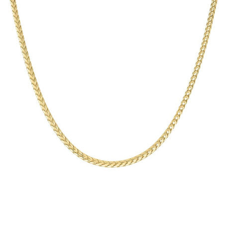 925 Silver Solid Franco Chain Yellow 180 2mm