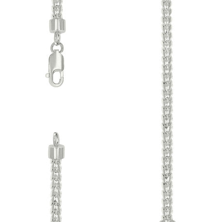 925 Silver Solid Franco Chain Silver 370 3.7mm