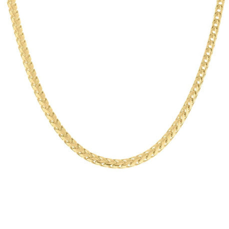 925 Silver Solid Franco Chain Yellow 300 3mm