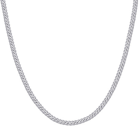 925 Sterling Silver Solid Miami Cuban Chain Rhodium 120 4.1mm