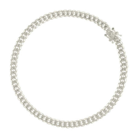 925 Sterling Silver Solid Miami Cuban Chain Silver 120 4mm