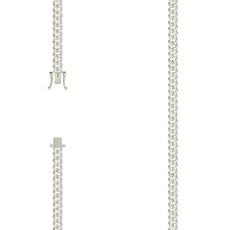 925 Sterling Silver Solid Miami Cuban Chain Silver 150 5mm