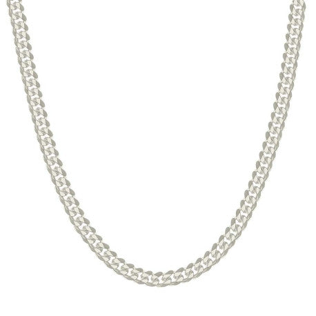 925 Sterling Silver Solid Miami Cuban Chain Silver 180 6.3mm
