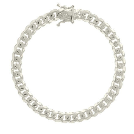 925 Sterling Silver Solid Miami Cuban Chain Silver 200 7mm