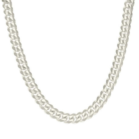 925 Sterling Silver Solid Miami Cuban Chain Silver 300 9.8mm