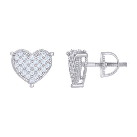 925 Sterling Silver 0.21Ct Moissanite Earrings
