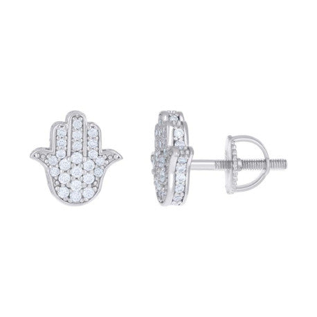 925 Sterling Silver 0.53Ct Moissanite Earring