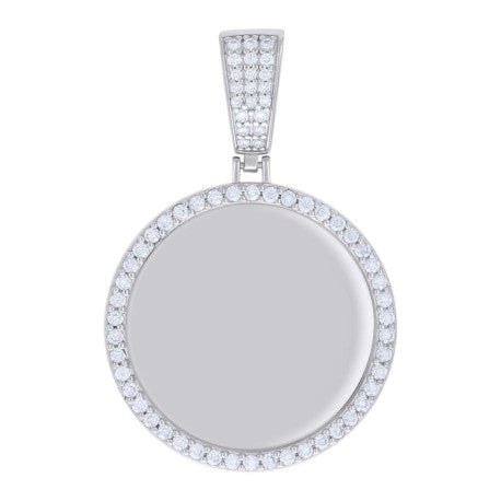 925 Sterling Silver 1.20Ct Moissanite Pendant