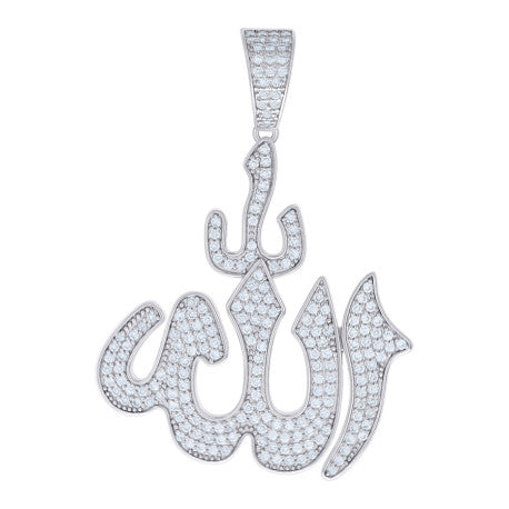925 Sterling Silver 1.32Ctw Moissanite Pendant