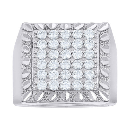 925 Sterling Silver 2.07Ctw Moissanite Ring S10-S1
