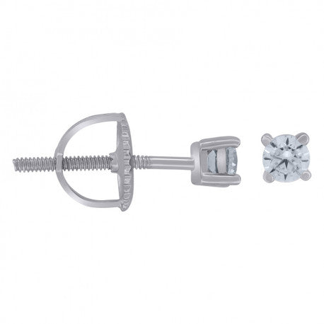 925 Sterling Silver 3mm Round Stud Earrings
