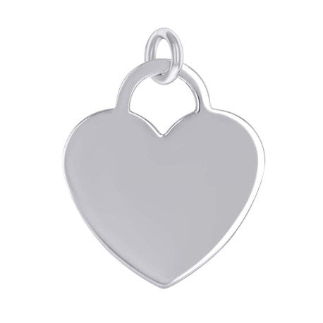 925 Sterling Silver  6.5mm Pendant Silver Plated