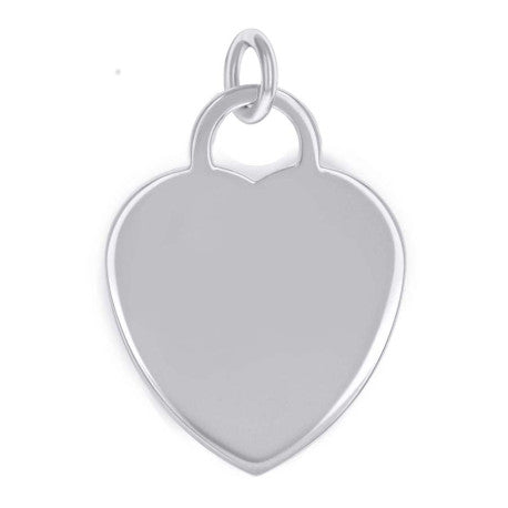 925 Sterling Silver  6.5mm Pendant Silver Plated