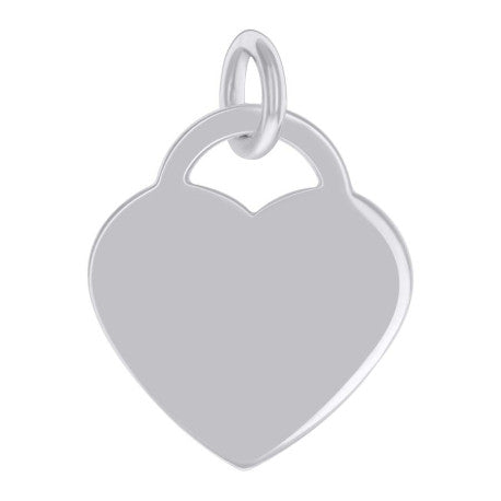 925 Sterling Silver  6.5mm Pendant Silver Plated