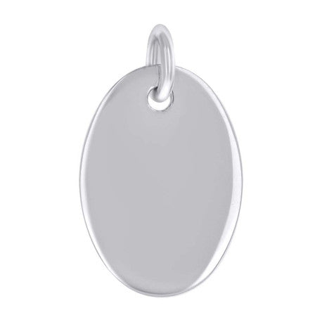 925 Sterling Silver  6.5mm Pendant Silver Plated
