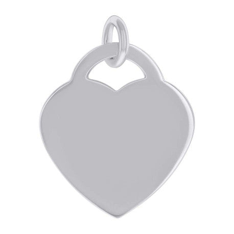 925 Sterling Silver  6.5mm Pendant Silver Plated
