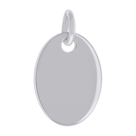 925 Sterling Silver  6.5mm Pendant Silver Plated