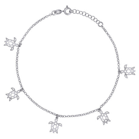 925 Sterling Silver Anklet-10"