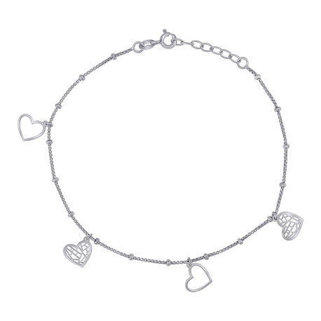 925 Sterling Silver Anklet-10"