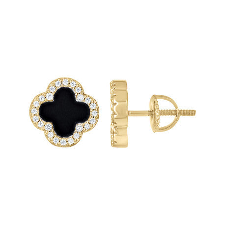 925 Sterling Silver Cz Earring 10mm