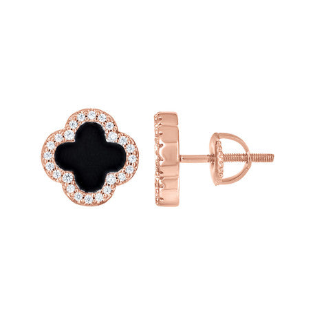 925 Sterling Silver Cz Earring 10mm