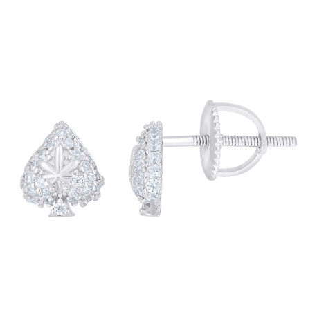 925 Sterling Silver Cz Earring