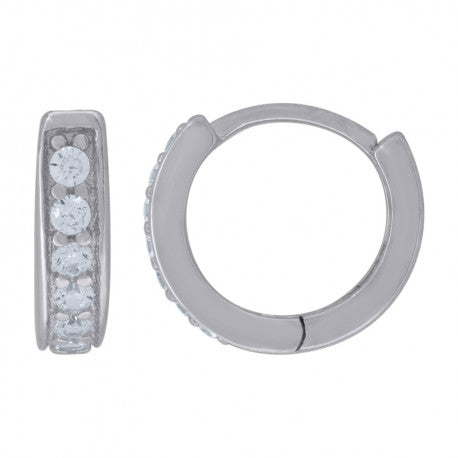 925 Sterling Silver & Cz Earring