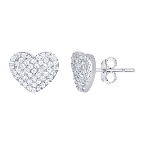 925 Sterling Silver Cz Earring